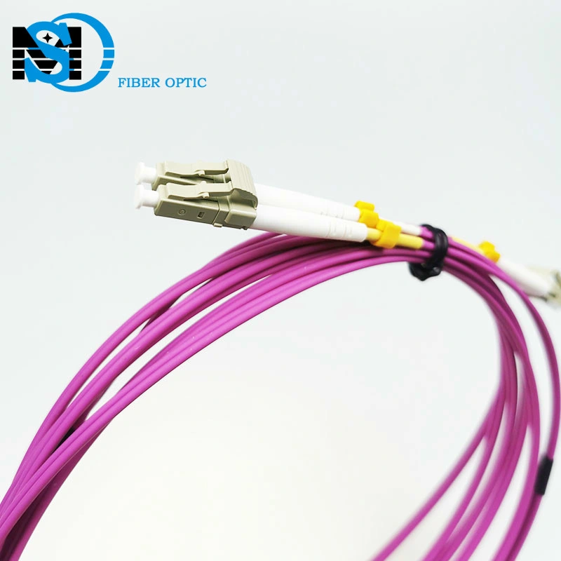 FTTH Om4 Sc-Sc Duplex Fiber Optic Patchcord