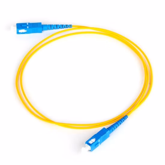 St LC Mu MTRJ MPO E2000 PC du câble optique duplex FC Sc St LC Patchcord optique de fibre