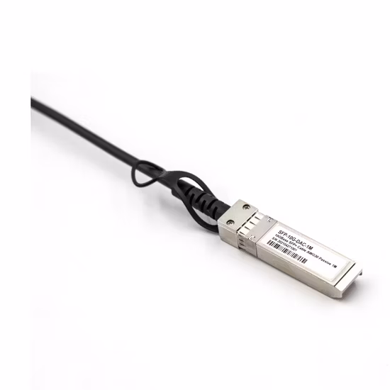 Câble DAC en cuivre passif à fixation directe du connecteur E/S 10g SFP+