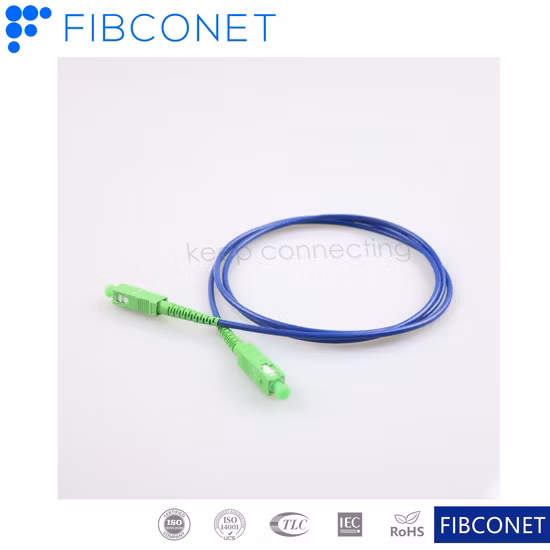Corde de brassage à fibre optique FTTH 0,9/2,0/3,0 mm Cordon de brassage à fibre optique Sc RPA